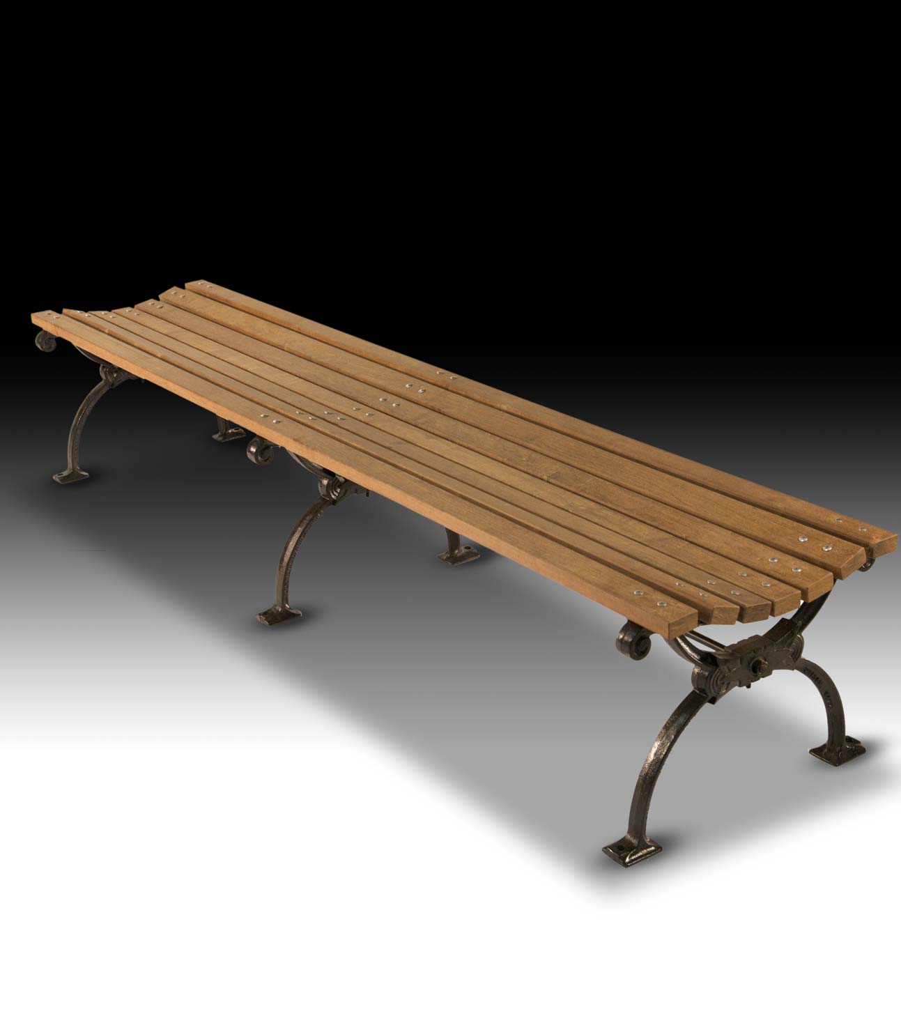 CC833 Backless Contour Bench4 Feet No Plaque