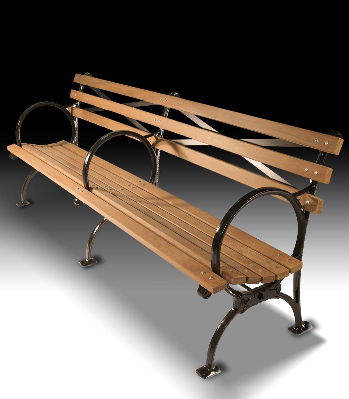 CC820 World's Fair Bench4 Feet No Plaque