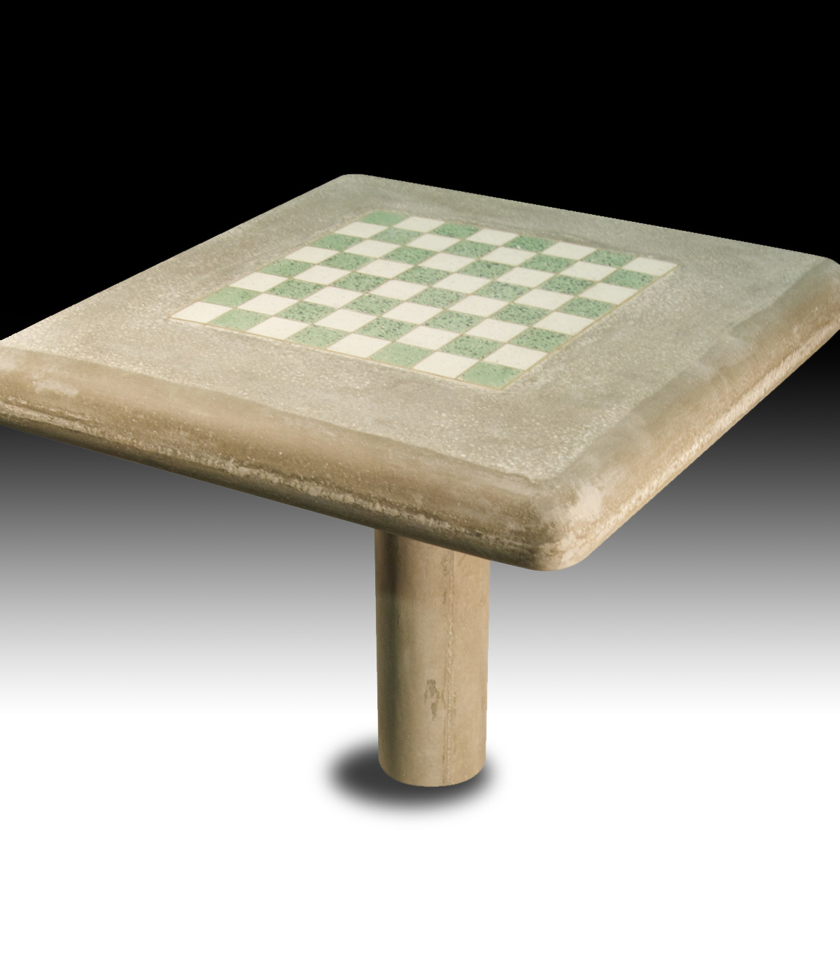 CC215 Fixed TableChess Board No Plaque